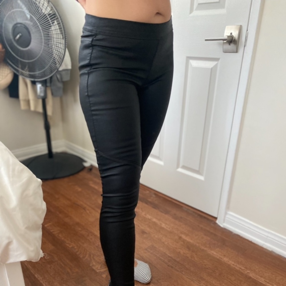 Tight Spandex/ nylon black pants